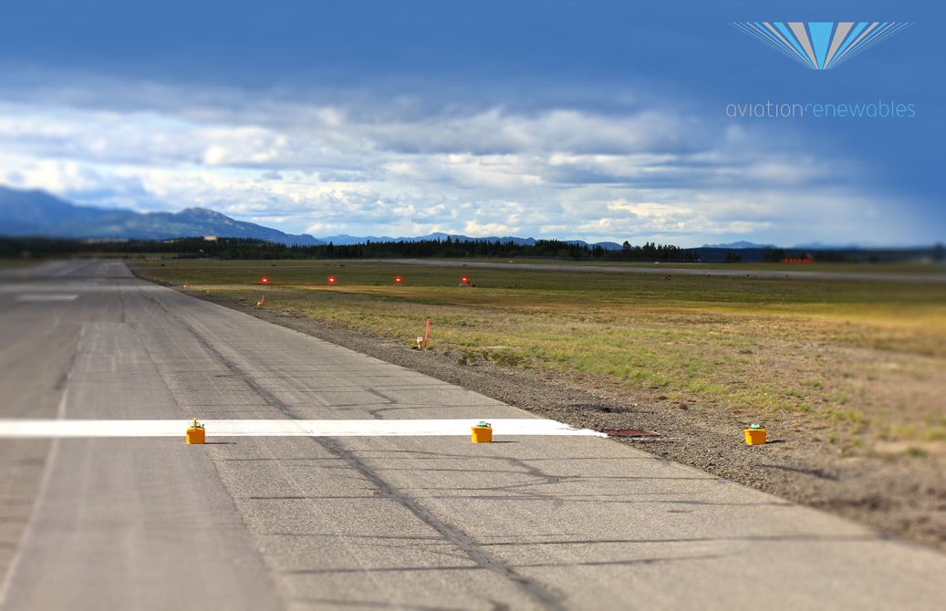 Portable LED runway lighting solution installed in Canada by Aviation Renewables
