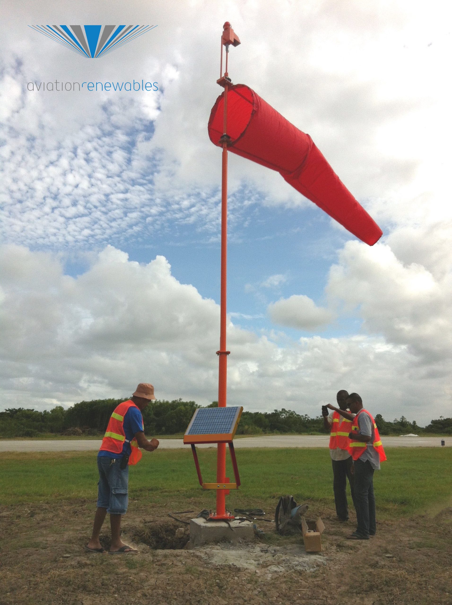 Windsock-lighting-FAA-L807-solar-wind-cone-Aviation-Renewables