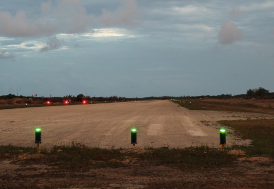 solar-LED-airfield-lighting-system-Caribbean-installed-and-operating-at-the-Caribbean