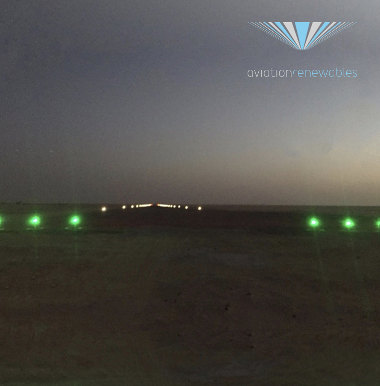 Solar LED airfield lighting installed in Africa by Aviation Renewables