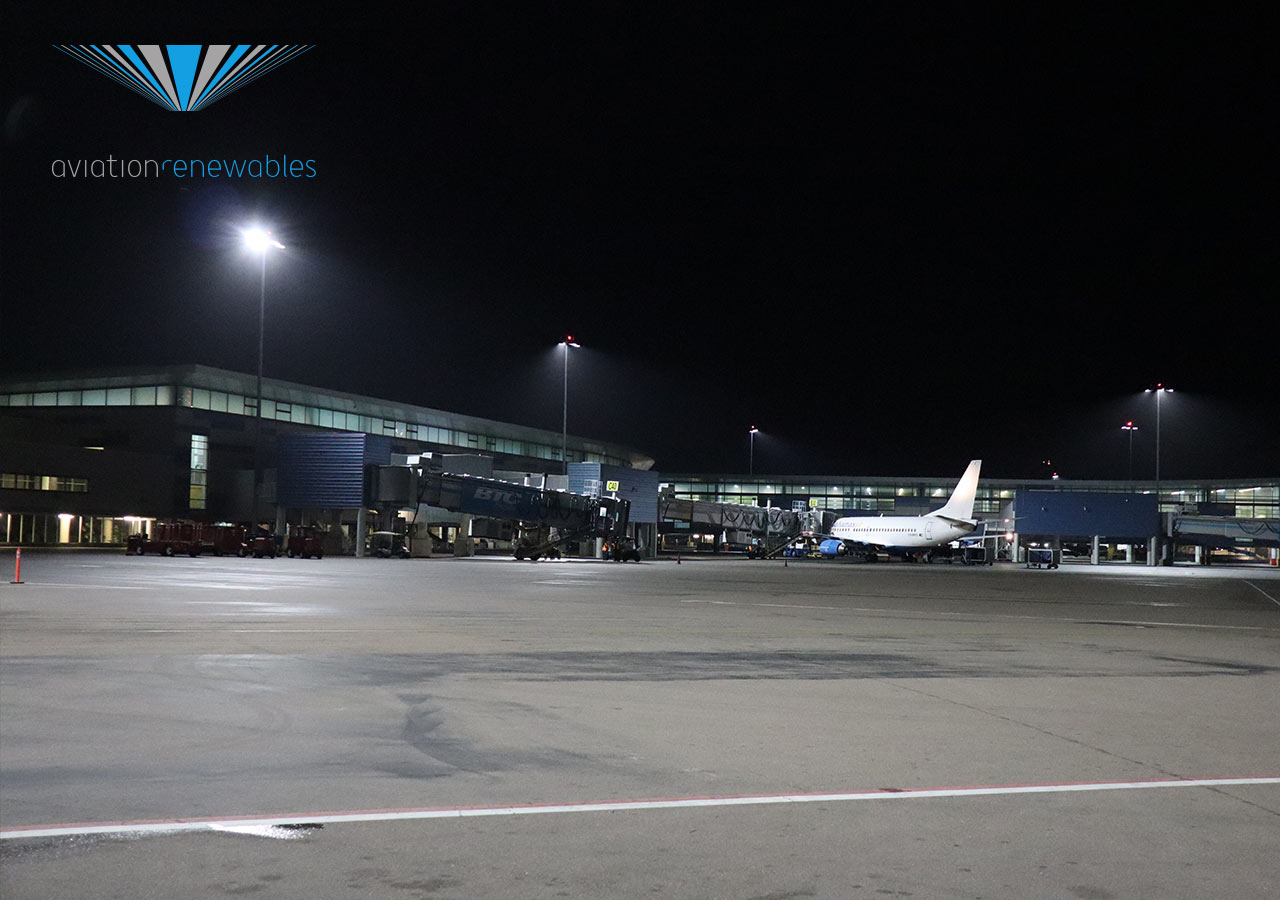 LED Apron Lighting system can control glare to avoid any impact on the taxiway operations