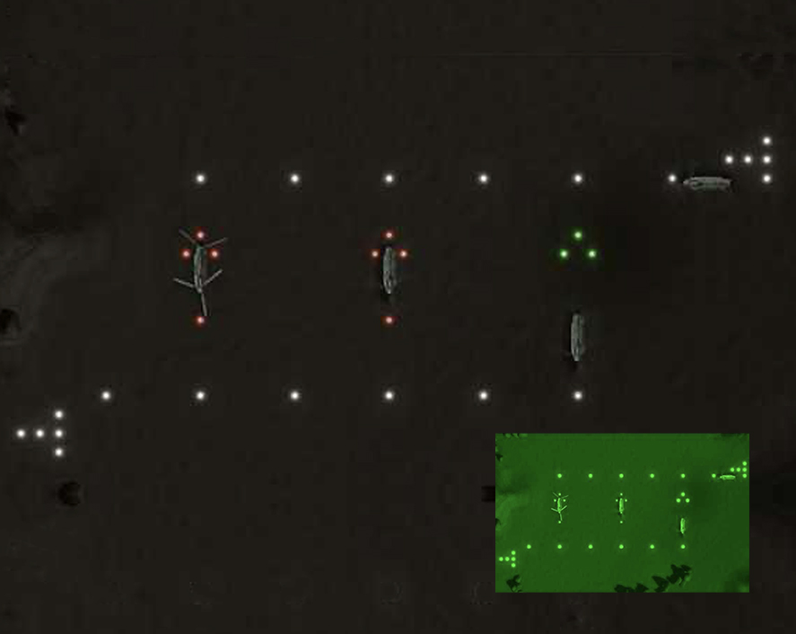 portable airfield lighting TALKIT can operate in NVG mode