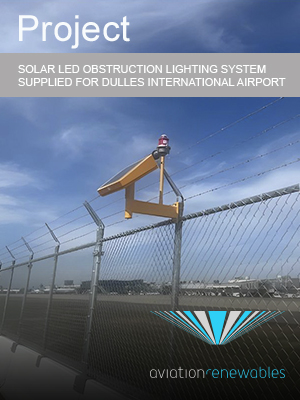 LED Obstruction Lighting System supplied to Dulles International Airport