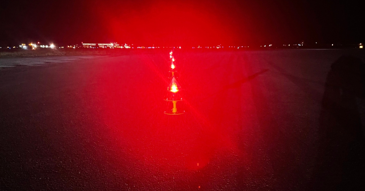 Solar Powered Barricade Lights Supplied to International Airport